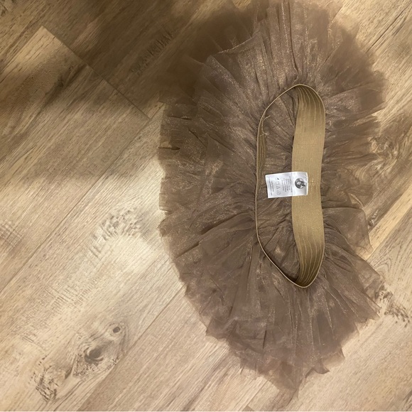 Spirit Brown Tulle Skirt with Elastic Waist OSize - Picture 2 of 3